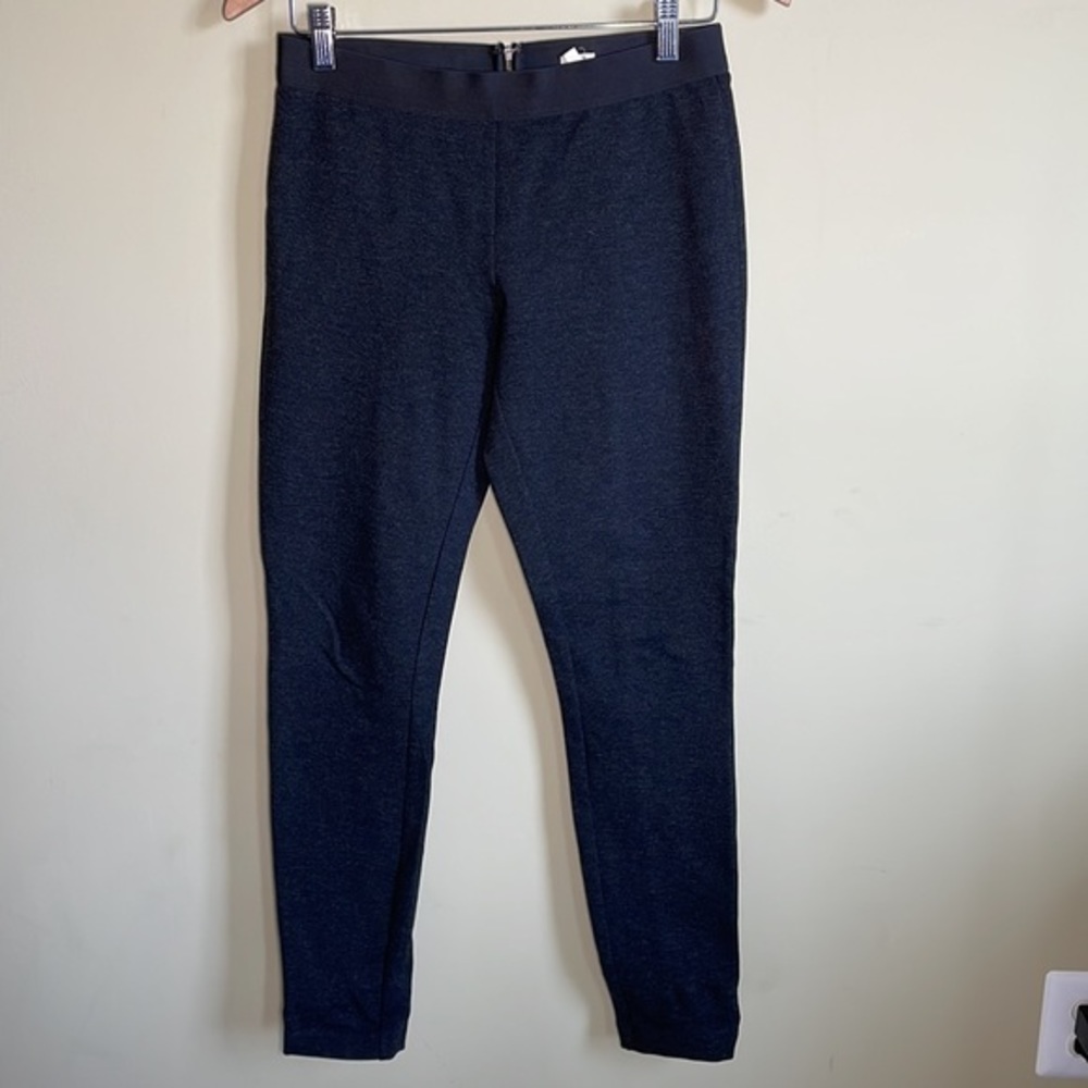 J Crew Pixie Pant Stretch Ponte Zipper Back Charc… - image 3